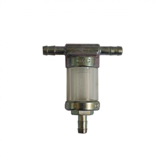 131 Fuel filter "T" Ø 6 mm, front view