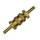 409 Raccordo rapido a bloccaggio semplice Ø 6 mm, vista frontale