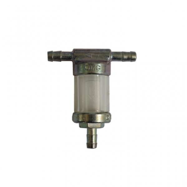 132 Fuel filter "T" Ø 8 mm (dismantleable for cleaning), front view