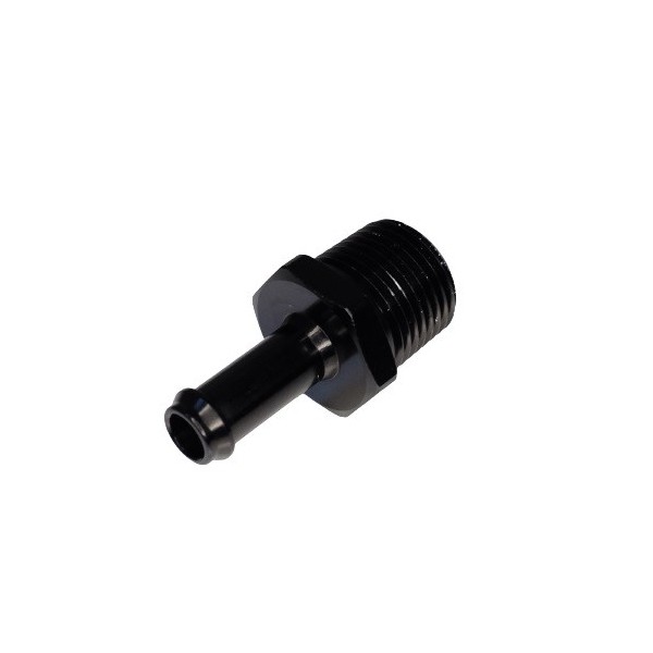 426 Raccordo in alluminio NPT 3/8", uscita Ø 8 mm, vista laterale