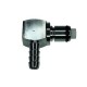 442 Raccord rapide coudé "CPC" Ø 6.4 mm, vue de face
