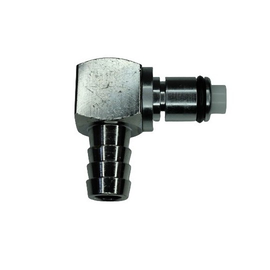 441 Racor rápido acodado "CPC" Ø 9.5 mm, vista frontal