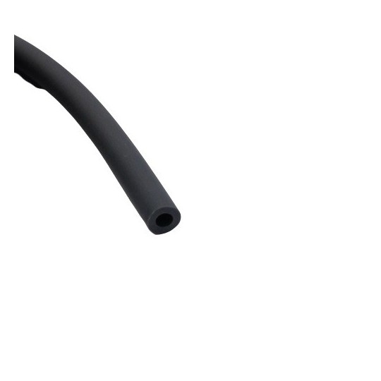 487 Durite noire en Elastomère Ø 2 x 5 mm