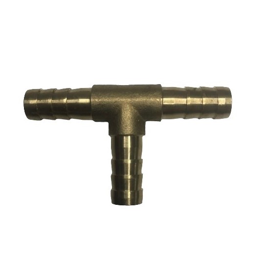 505 Giunzione in ottone 3 vie a "T" Ø 8 mm
