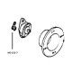 472 Honda VF 750, 1000, 1100, XLV 750, junta superior, esquema Ref: 16958-MB4-005