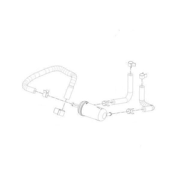 523 KTM, filtre à essence, schéma