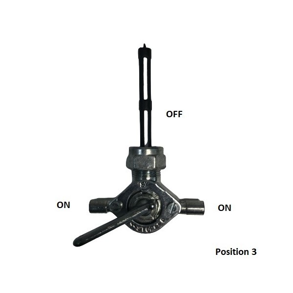 458 Rubinetto carburante, dado M 16 x 1.00, posizione 3