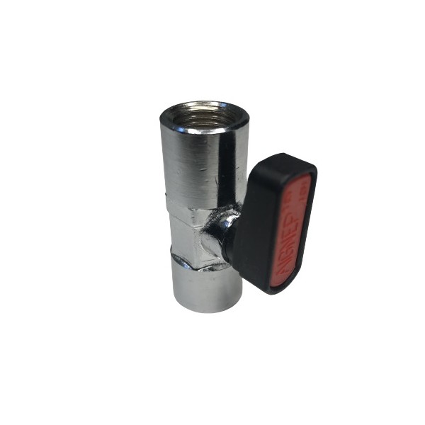 606 Válvula de cuarto de vuelta 1/4" BSP, vista lateral