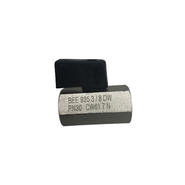 615 Valvola a 1/4 di giro, BSP 3/8", vista laterale