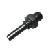 607 Racor recto BSP 1/4", vista lateral