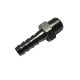 612 Racor macho BSP 1/8" salida Ø 6 mm, vista lateral