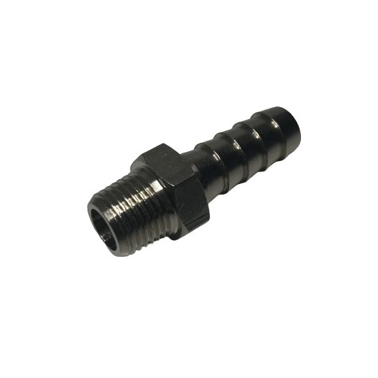 614 Raccord Mâle NPTF 1/8" sortie Ø 8 mm