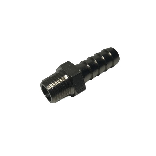 614 Raccordo Maschio NPTF 1/8" uscita Ø 8 mm