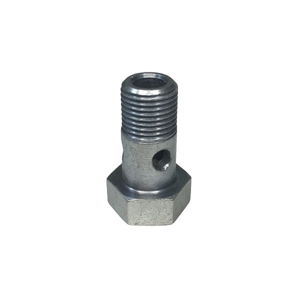 626 Single BSP 1/8" cylindrical banjo screw, top view