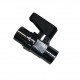629 Mini valvola 1/4 giro, BSPP 1/8"x 28