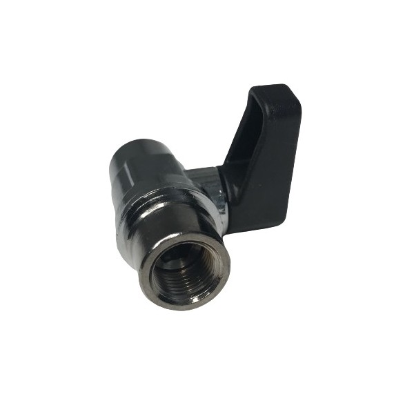 629 Mini vanne 1/4 tour, BSPP 1/8", vue arrière