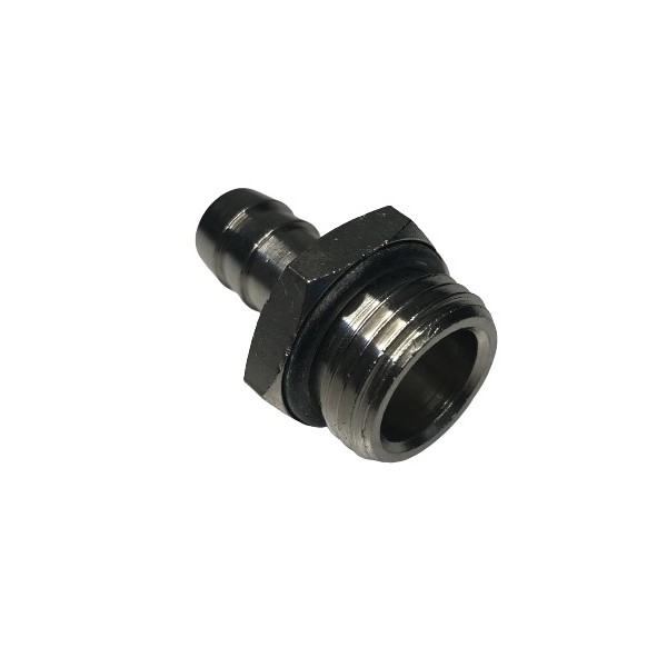 642 Raccord cannelé BSPP 1/2" sortie Ø 11 mm, vue de dessus