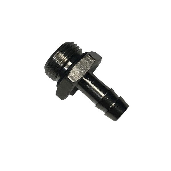 641 Raccord cannelé BSPP 3/8" sortie Ø 8 mm, vue arrière