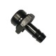 640 Raccord cannelé BSPP 1/4" sortie Ø 12 mm, vue arrière