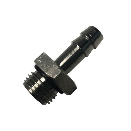 639 Racor estriado BSPP 1/4" salida Ø 8 mm