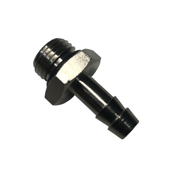 639 Raccord cannelé BSPP 1/4" sortie Ø 8 mm, vue arrière