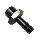 639 Raccord cannelé BSPP 1/4" sortie Ø 8 mm, vue arrière