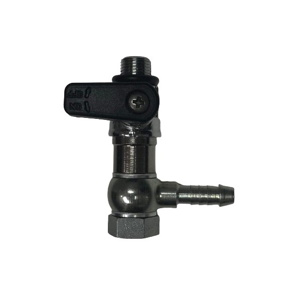 660 Grifo de gasolina BSPT 1/8" "alto caudal" salida Ø 8 mm, vista 1