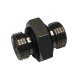 Adapter with seal NBR, male BSPP 1/8" / male BSPP 1/8"