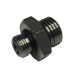 657 Adaptador macho con juntas NBR, BSPP 1/8"/ BSPP 1/4"