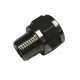 655 Adaptador, macho NPT 1/8" / hembra NPT 1/8"