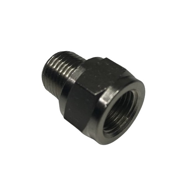 655 Adaptador, macho NPT 1/8" / hembra NPT 1/8", vista 1