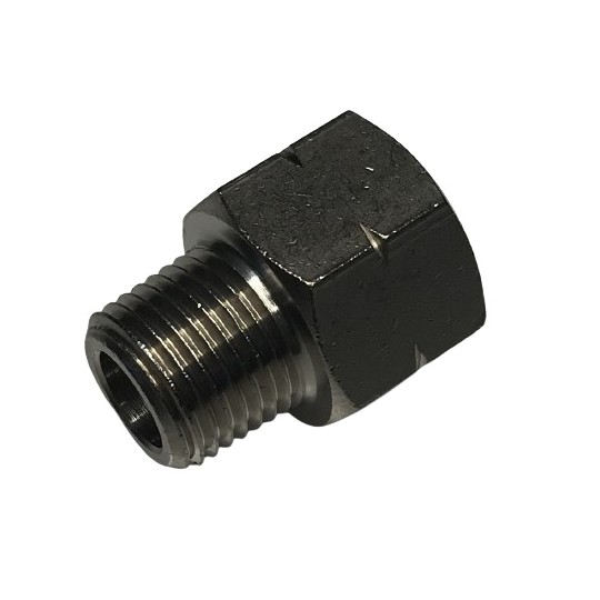 654 Adaptador, macho BSPT 1/8" / hembra NPT 1/8"