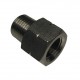 654 Adaptador, macho BSPT 1/8" / hembra NPT 1/8" vista 1