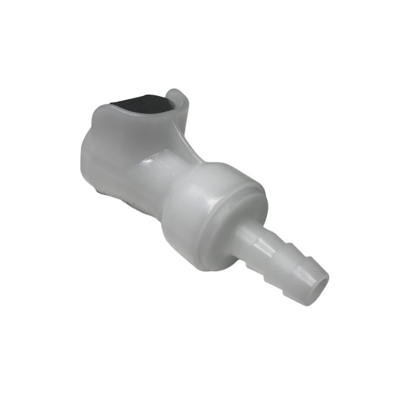 343 Raccord rapide avec clapet anti retour (6.4 mm), vue arrière