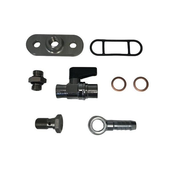 716 Kit rubinetto carburante "alto flusso" interasse 34 mm, kit