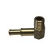 386 Brass threaded pipe union 90° NPTF 1/8" x 27