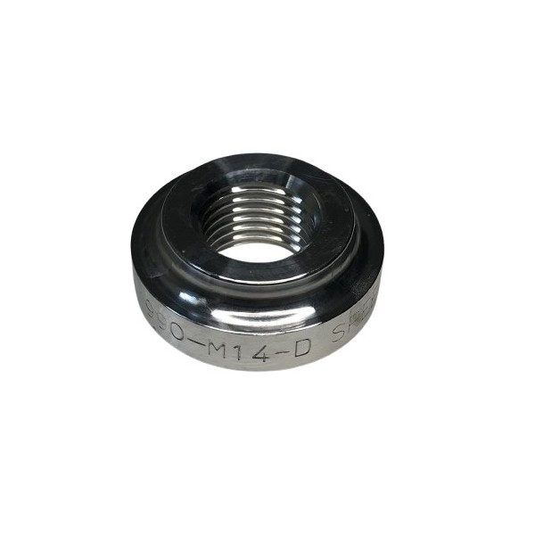 814 Aluminum welding base M14 x 1.50