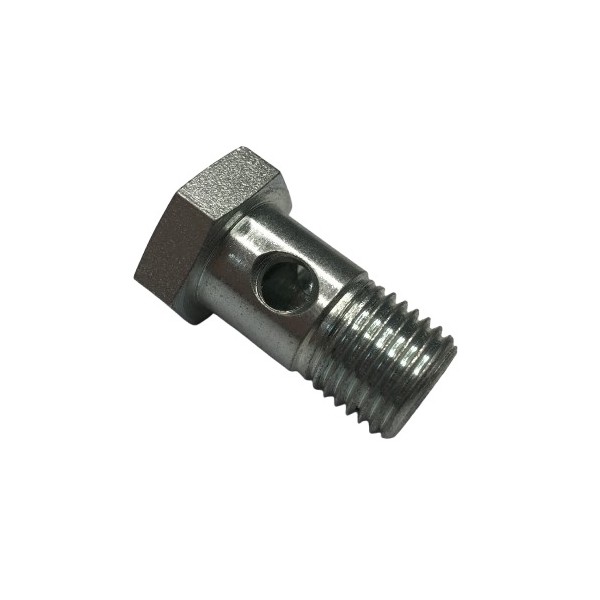 818 Tornillo de banjo simple en Acero M 14 x 1.50