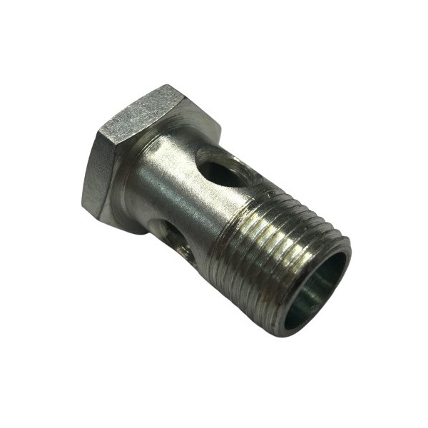 820 Tornillo de banjo simple en acero M 18 x 1.50