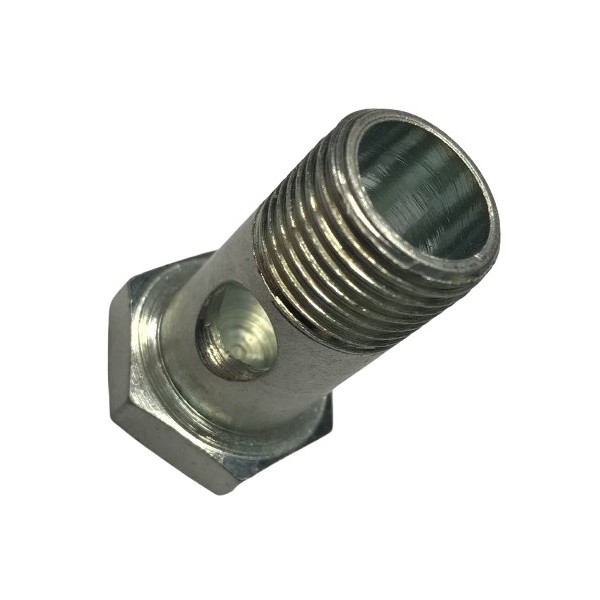 820 Single M 18 x 1.50 cylindrical banjo screw, top view