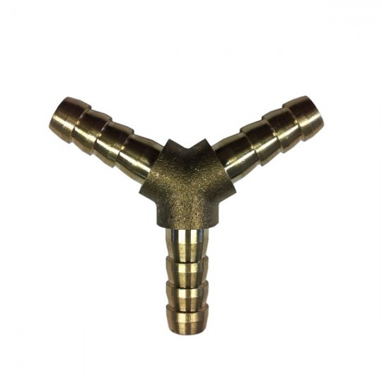 Brass connectors "Y" Ø 6 mm