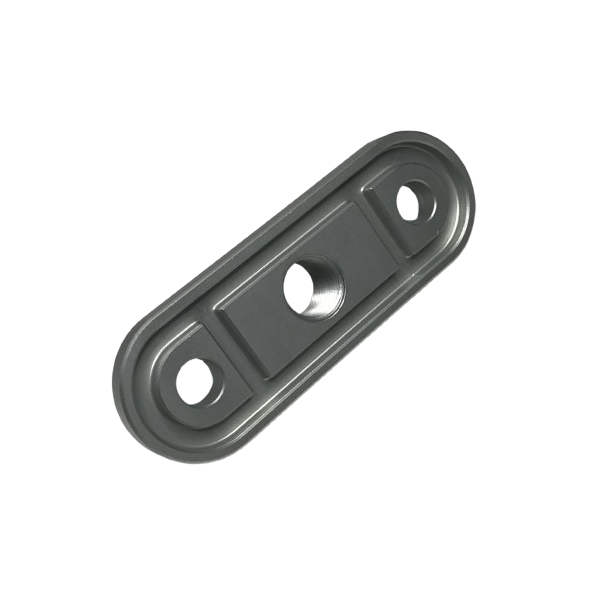 886 Chape en Aluminium BSPP 1/8"x 28 entraxe 44 mm