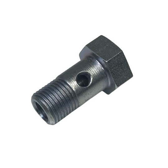 929 Tornillo de banjo simple Ø 10 mm de acero BSP 1/8" tipo "Flux", vista 1