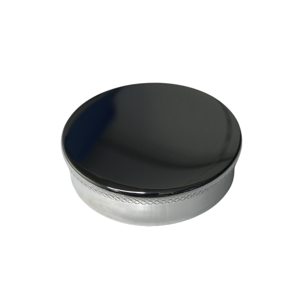963 Bouchon à baïonnettes en Acier Chromé, 2.5" (ventilé)