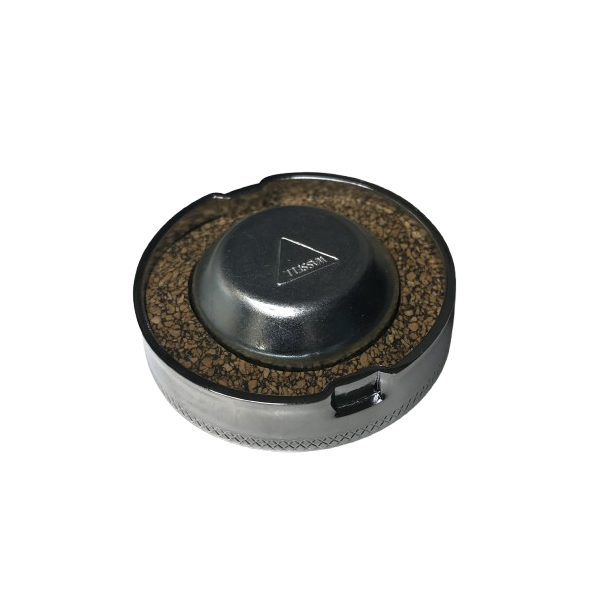 962 Chrome-Plated Steel Bayonet Cap, 2" (non-vented), view 1