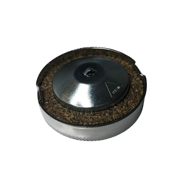 961 Tappo a baionetta in Acciaio Cromato, 2" (ventilato), vista 1