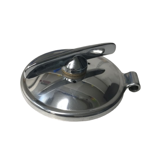 966 Finned cap, in Aluminum, 2.5" (vented)