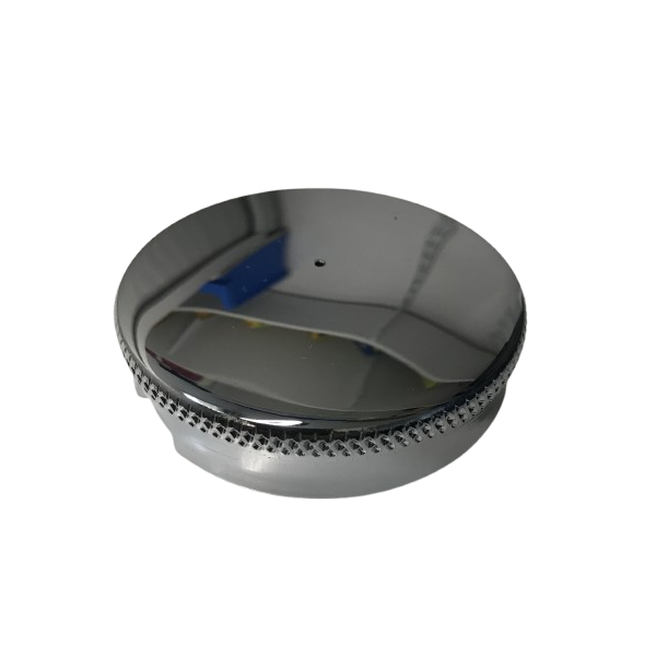 964 Bouchon à baïonnettes en Acier Chromé, 2.5" (ventilé)