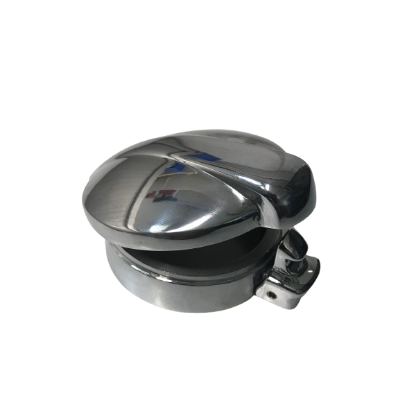 965 Threaded cap type "Monza" in Aluminum, 2" (vented), view 1