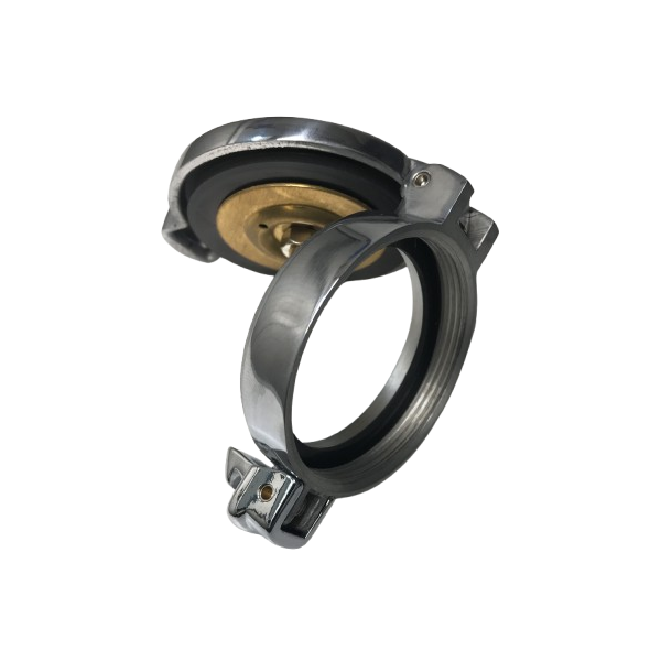965 Threaded cap type "Monza" in Aluminum, 2" (vented), view 3